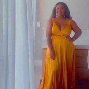 Gold, Meringue High Yellow…Bridesmaid Dress!